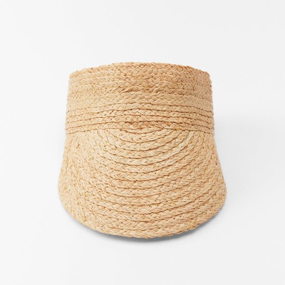 Zara Raffia Visor - Picture 2 of 5